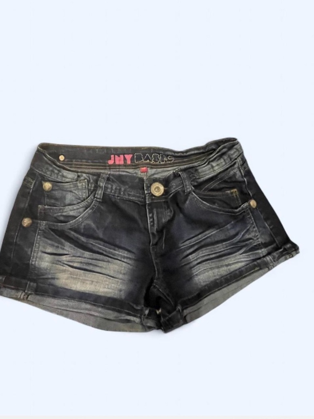 Jones of New York, JNY Babes Dark Wash Faded Denim Women’s Shorts size 40